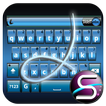 SlideIT Blue Metal Skin