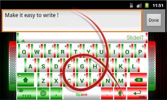 SlideIT Italy Skin screenshot 2