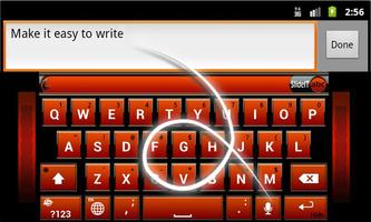 SlideIT Orange Metal Skin скриншот 2