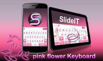 SlideIT Pink Flower Skin poster