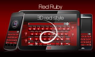 SlideIT Red Ruby Skin Affiche