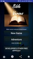 Bible Verses Quiz Game پوسٹر