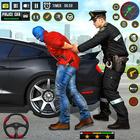 Police Car Thief Crime Fighter Zeichen