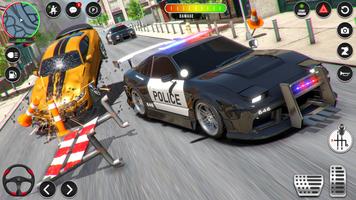 لعبة مطاردة اللص سيارة الشرطة تصوير الشاشة 1