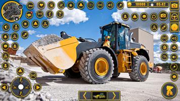 Construction Truck JCB Game 3D ảnh chụp màn hình 1