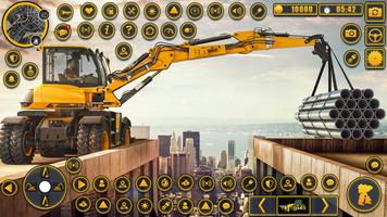 Construction Truck JCB Game 3D ảnh chụp màn hình 3