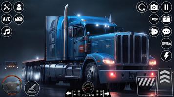 Euro Truck Sim Truck Game 3d Affiche