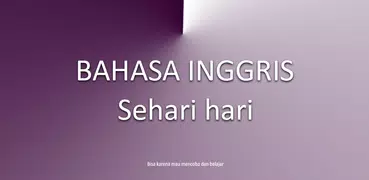 Belajar Bahasa Inggris Sehari