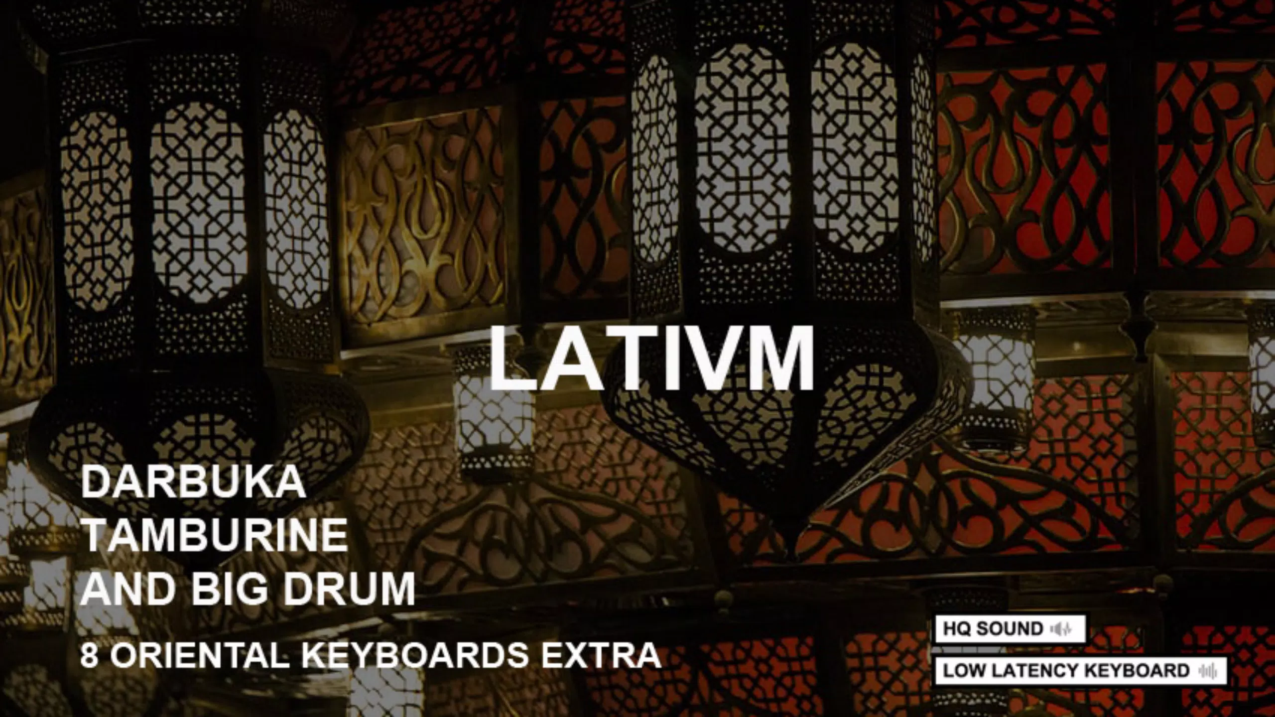 Darbuka tambourine & drum