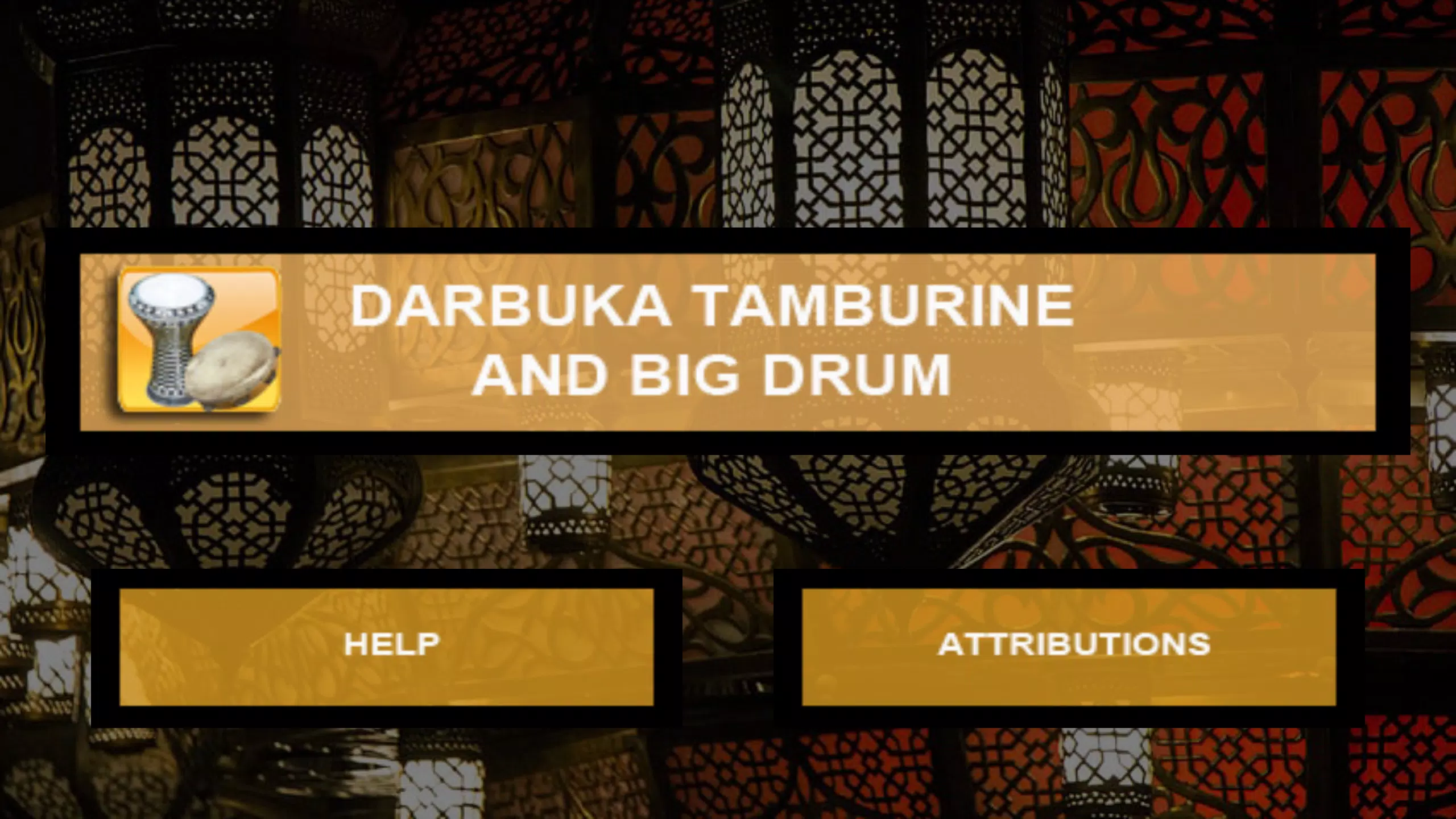 Darbuka tambourine & drum