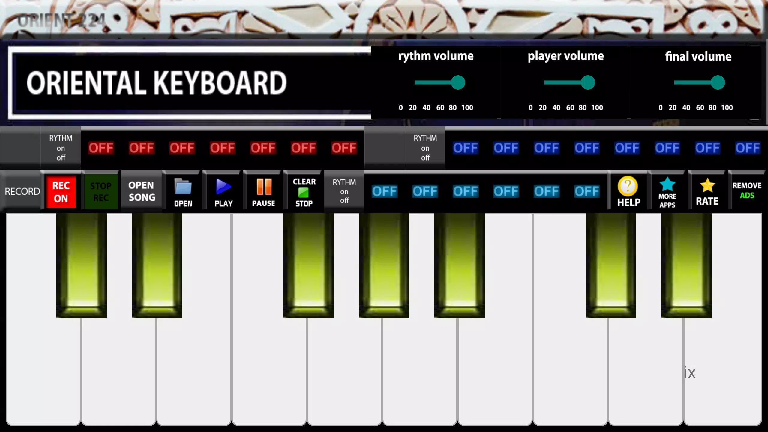 Darbuka tambourine & drum