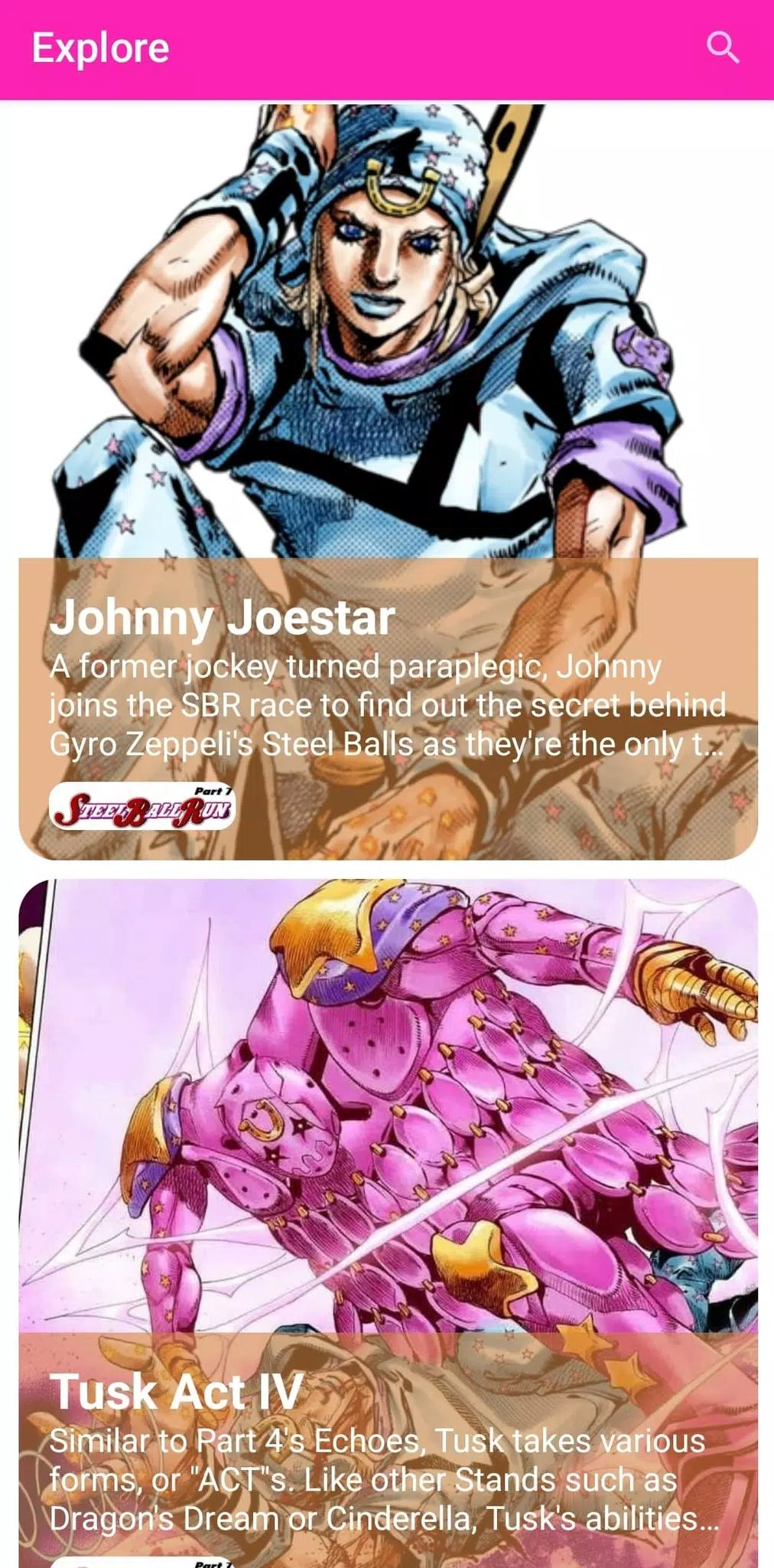 Categoria:Stands da Parte VI, Wiki JoJo's Bizarre Encyclopedia