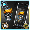 Dark black skull Theme APK