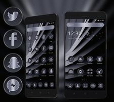 Dark Black Wall Theme الملصق