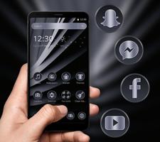 Dark Black Wall Theme تصوير الشاشة 2