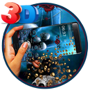 Dark Moon Rose Skull Gravity Theme APK