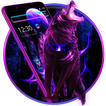 Thème Neon Purple Wolf