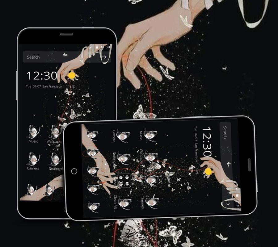 Темная Ночь Бабочка Тема Для Андроид - Скачать APK