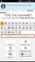 Type the Alphabet capture d'écran 1