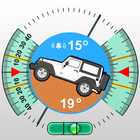 Car Inclinometer, Angle Slope icon