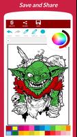 Dark Fantasy Monster Coloring Ekran Görüntüsü 1