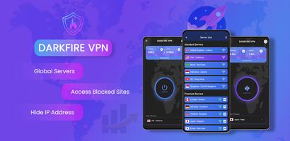 DarkFire VPN — szybka VPN plakat