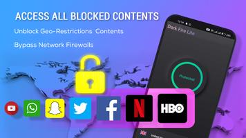 DarkFire VPN Lite - VPN proxy تصوير الشاشة 1