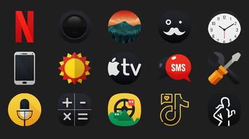 Darkonis - Icon Pack syot layar 1