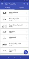 Font Viewer Plus पोस्टर