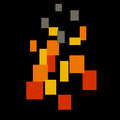 Pixel Fire Simulation Live Wallpaper