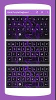 Thème de clavier violet foncé Affiche