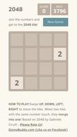 2048 Game - With No Advertisements captura de pantalla 1