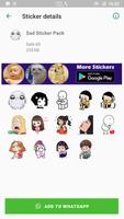 Sad Stickers الملصق