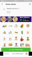 Republic Day - 26 January Stickers for WhatsApp تصوير الشاشة 3