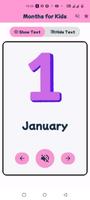 Months Flashcard For Kids imagem de tela 1
