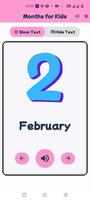 Months Flashcard For Kids imagem de tela 2