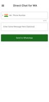 Direct Chat for WhatsApp スクリーンショット 1