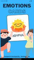 Emotions Flashcards For kids الملصق