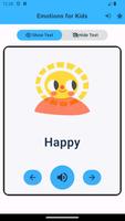 Emotions Flashcards For kids تصوير الشاشة 1