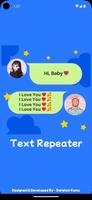 Text Repeater Cartaz