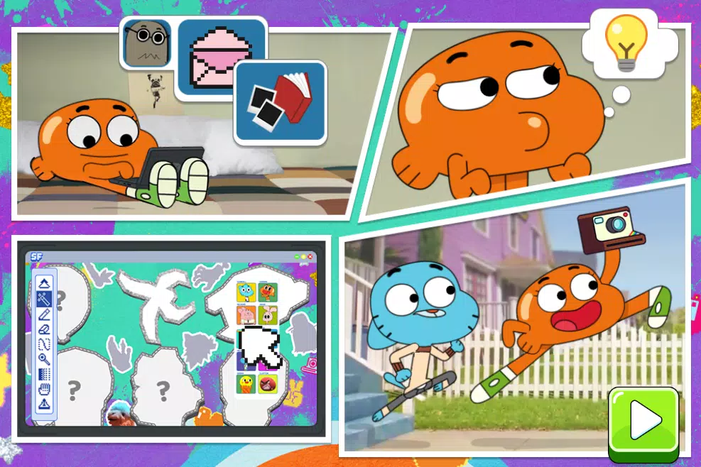Darwin Rescue, The Amazing World of Gumball games