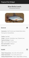 Tropical Fish Widget تصوير الشاشة 2