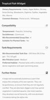 Tropical Fish Widget تصوير الشاشة 3