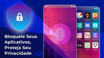 Bloqueio com impressão digital Cartaz