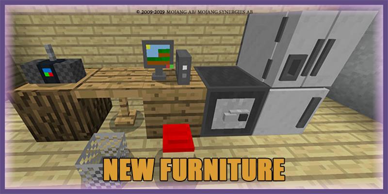 New Furniture Mod For Minecraft Mcpe For Android Apk Download