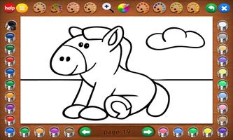Coloring Book 10: Baby Animals screenshot 2