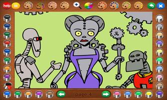 Coloring Book 20 Lite: Gears vs Goblins تصوير الشاشة 1