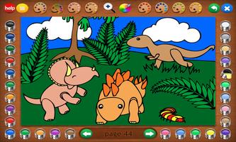 Coloring Book 21 Lite: More Dinosaurs Affiche