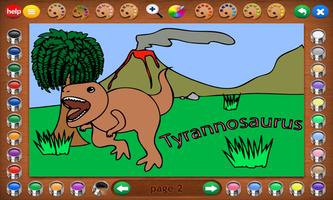 Coloring Book 21 Lite: More Dinosaurs скриншот 1