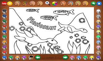 Coloring Book 21 Lite: More Dinosaurs скриншот 2